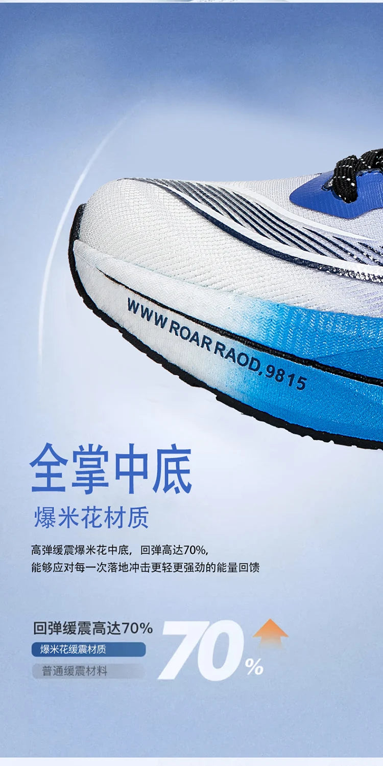 Marathon Air Cushion Men Sports Running Shoes Breathable Lightweight Women's Comfortable Athletic Nonskid Carbon Plate Sneakers