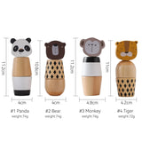 Montessori Toys For Babies Wooden Cartoon Animal Jigsaw Puzzle Toy Baby Education Puzzle Game Newborn Hand And Foot Exercise Toy