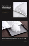High Grade 100% White Goose Down Quilt Winter Warm Feather Duvet Queen King Cozy Lightweight 3D Bread Comforter Pinch Pleated