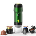 Electric Portable Coffee Machine Portable Italian Espresso Machine for Car & Home 3-in-1 Capsule Powder Travel Coffee Maker