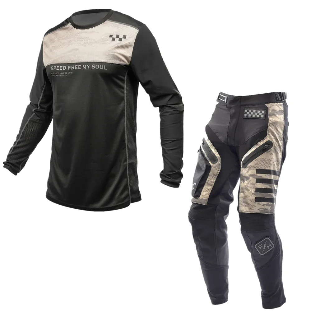 2025 shift MX Off Road Motocross Gear Set Moto Kit FH Enduro Jersey Set Dirt Bike Combos Motorcycle Suit