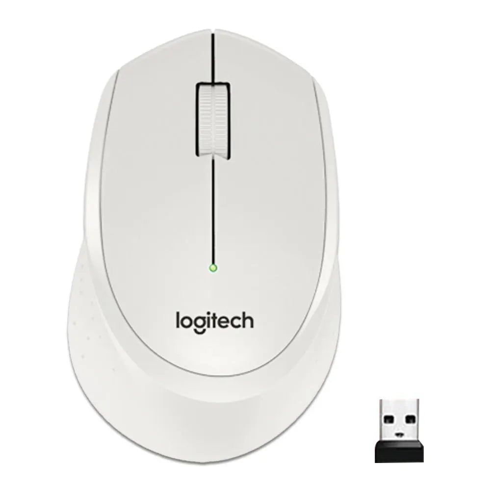 Ratón inalámbrico silencioso Logitech M330 de 1000 DPI, óptico y silencioso de 2,4 GHz con receptor USB, ideal para oficina, hogar y PC.