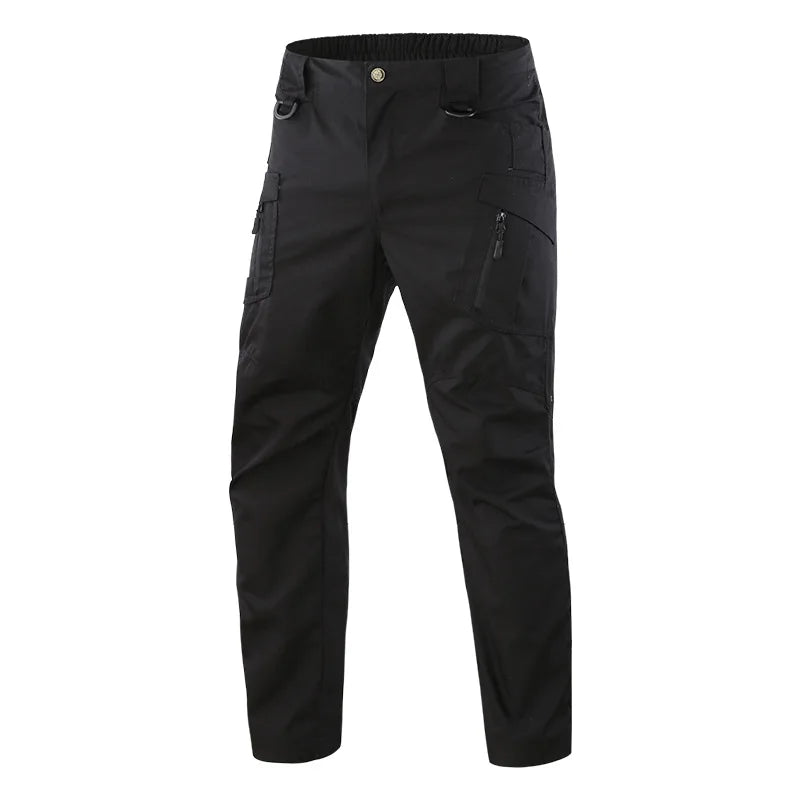 Pantalones cargo urbanos para hombre, multibolsillos, impermeables, resistentes al desgaste, informales, de entrenamiento, de secado rápido