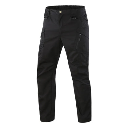 Pantalones cargo urbanos para hombre, multibolsillos, impermeables, resistentes al desgaste, informales, de entrenamiento, de secado rápido