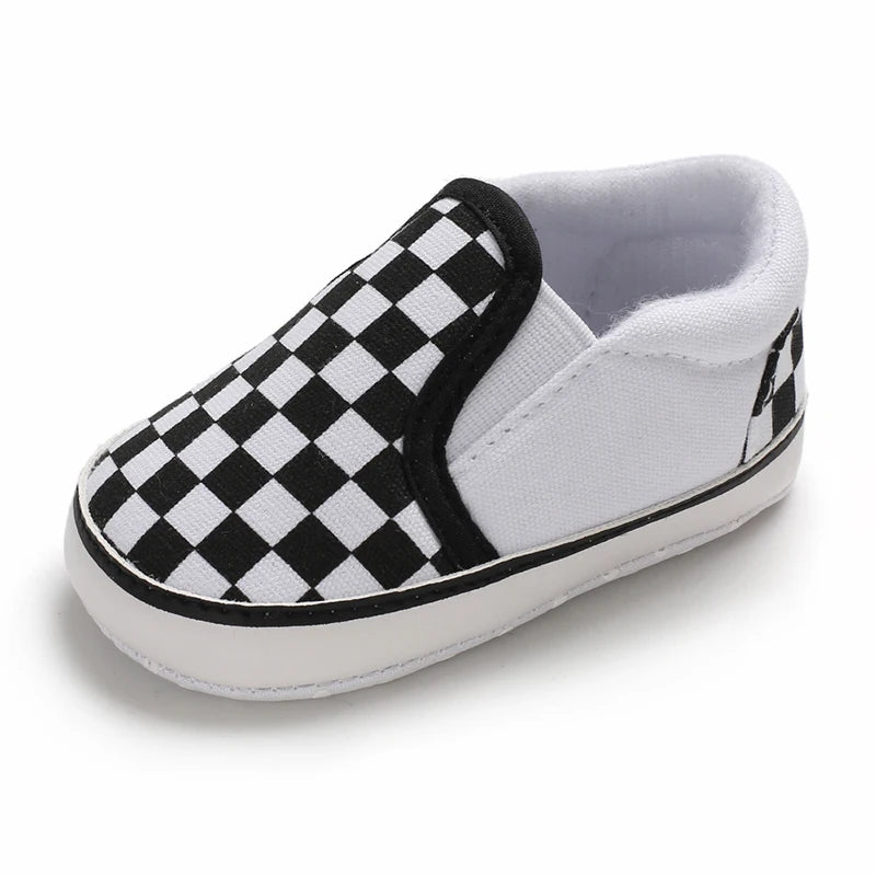 Newborn Baby Canvas Shoes Anti-slip Soft Baby Boy Girl Sneakers Casual Multi-Color Toddler First Walkers Crib Shoes