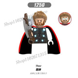 Marvel Avengers Superhero Building Blocks Iron Man Doctor Strange Hulk Thanos Spider-Man Venom Hawkeye Bricks Toys