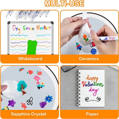 Bolígrafo de pintura al agua mágico, bolígrafo de tinta flotante para niños, pinceles de agua coloridos para garabatos, juguetes de educación temprana Montessori para niños