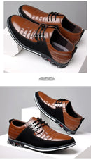 2024 Autumn Business Casual Shoes for Men Trend Classic Leather Shoes Outdoor Men Sneakers Sewing Breathable Men's Dress Shoes