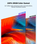 HGFRTEE 18.5inch Portable Monitor 100Hz RGB100% With VESA Hole & Back bracket Laptop Extended Display ADS-IPS HDR Screen