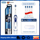 Oral B Sonic Electric Toothbrush Battery Powered 2D Rotating Tooth Brush Oral Hygiene Dental Teeth with Replaceable Heads