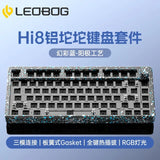 LeoBog-Hi8 Kit Teclado Mecânico, Bluetooth Sem Fio, Teclado Hot Swap Gaming, Kits De Alumínio, 80 Chaves, Modo 3, 2.4G, Gif