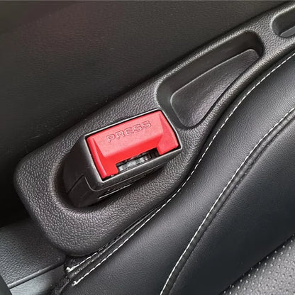 2pcs Car Seat Gap Filler Organizer Waterproof Car Seat Gap Plug Strip with 2 Grooves Seat Gap Storage Auto Interior Accessories