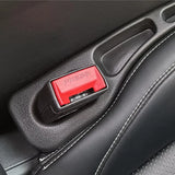 2pcs Car Seat Gap Filler Organizer Waterproof Car Seat Gap Plug Strip with 2 Grooves Seat Gap Storage Auto Interior Accessories