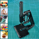 ARROWMAX Electric Mini Drill with Benchtop Drill Press Cordless Hand Drill Kit for Metal Wood Plastic Home DIY New