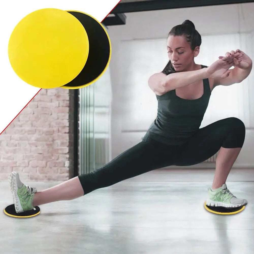 Fitness Core Slider Pilates Exercise Gliding Discs Slider Full-Body Workout Accessories Abdominal Training Yoga Sports Equipment