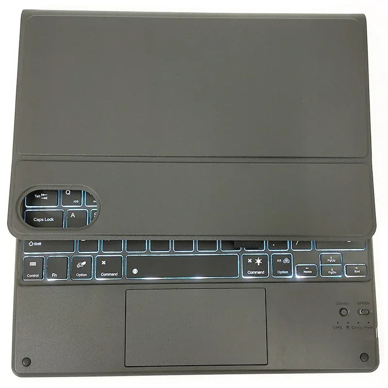 Trackpad Backlit Bluetooth Keyboard Case For Xiaomi Redmi Pad Pro 12.1 Inch Funda Tablet Case Spanish Keyboard Cover Portuguese