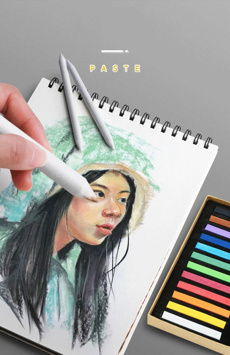 Blending Stumps and Tortillions Paper Art Blenders Sandpaper Pencil Sharpener Pointer for Artist Charcoal Sketch Drawing Tools