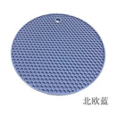 xgnvpy Silicone Mat Coaster Food Grade Non-slip Placemat Table Protection Kitchen Accessory Gadget Round Cup Mat