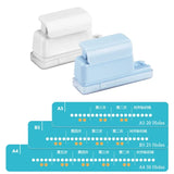 Fromthenon 5 Holes Puncher Loose Leaf Notebook Paper Mini Puncher Loose-leaf Binding Student Office Stationery Supplies