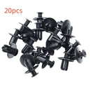 8mm Plastic Rivets Fasteners Screw Car Bumper Fender Black Rivet Car Fastener Clips for Toyota Focus Kia Nissan Yamaha