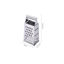 Stainless Steel 4 Sided Blades Household Box Grater Container Multipurpose Vegetables Cutter Kitchen Tools Manual Cheese Slicer