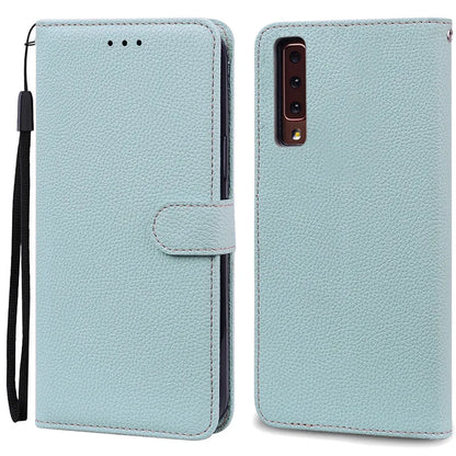 Funda de cuero de lujo con tapa para Samsung Galaxy A7 2018 (SM-A750F)