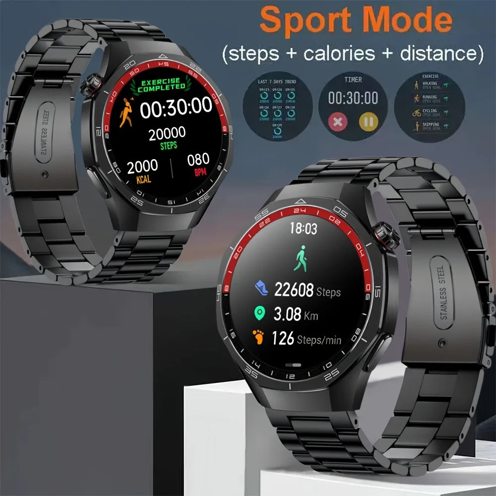 LAXASFIT 2026 New Smart Watch Bluetooth Calling Fitness Tracking Music Playback Health Monitor Smartwatch for Men Women