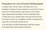 9/144 Colors Acrylic Paint Art Marker Pen DIY Painting Drawing for Card Ceramic Stone Mug Glass Fabric Clothes Art Supplies