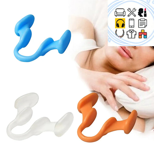 Anti Snoring Nasal Dilator Improve Sleep Silicone Nose Clip Sleeping Aid Prevention Gadget Anti-Snoring Devices