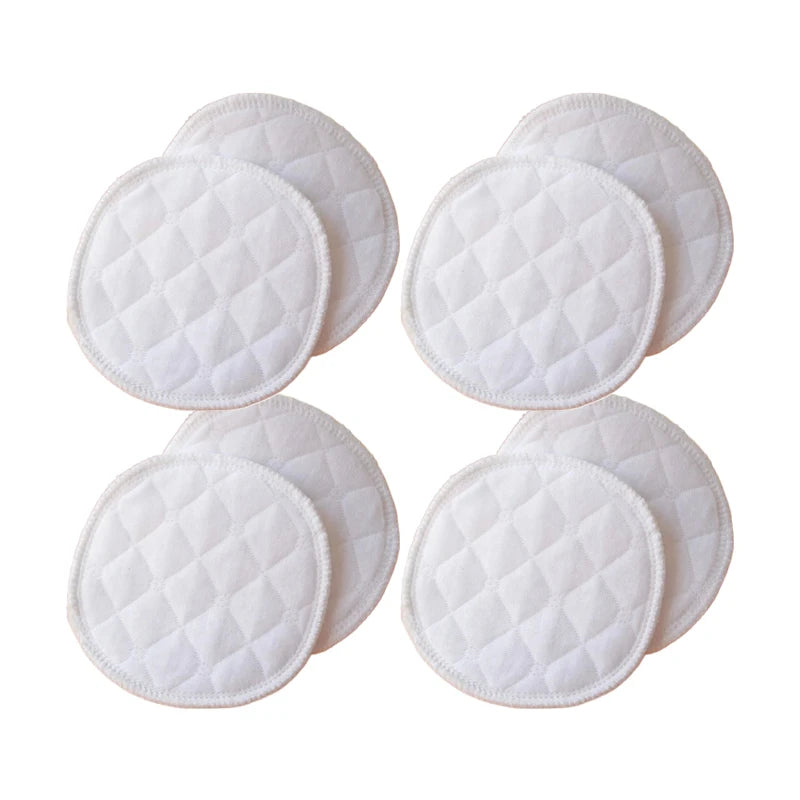 6/8/10pcs Reusable Nursing Breast Pads Washable Soft Absorbent Baby Breastfeeding Breast Cotton Pads for Pregnant Women