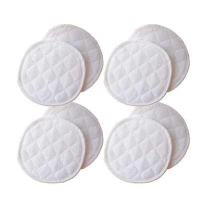 6/8/10pcs Reusable Nursing Breast Pads Washable Soft Absorbent Baby Breastfeeding Breast Cotton Pads for Pregnant Women
