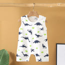 New 2025 Soft and Lightweight Cotton Baby Crawling Clothes for Boys Girls Aged 1-20 Months Children Romper Kids Homewear