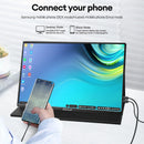 ZEUSLAP 16" 2.5K 144hz Portable Monitor 2560*1600 16:10 100%sRGB 500Cd/m²  Travel Gaming Display for Laptop Switch ps4 ps5 Xbox