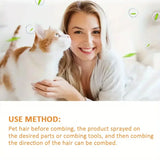 100g Pet Hair Smoothing Care Spray Contains Mild Ingredients, Deeply Moisturizing and Moisturizing Hair. One Spray Can Soften Your Pet Hair More Smooth and Shiny.