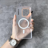 For Motorola Edge 60 NEO Edge60 Pro Stylus Case for Magsafe Matte PC Translucent Case for Moto Edge 50 Fusion Shockproof Cover