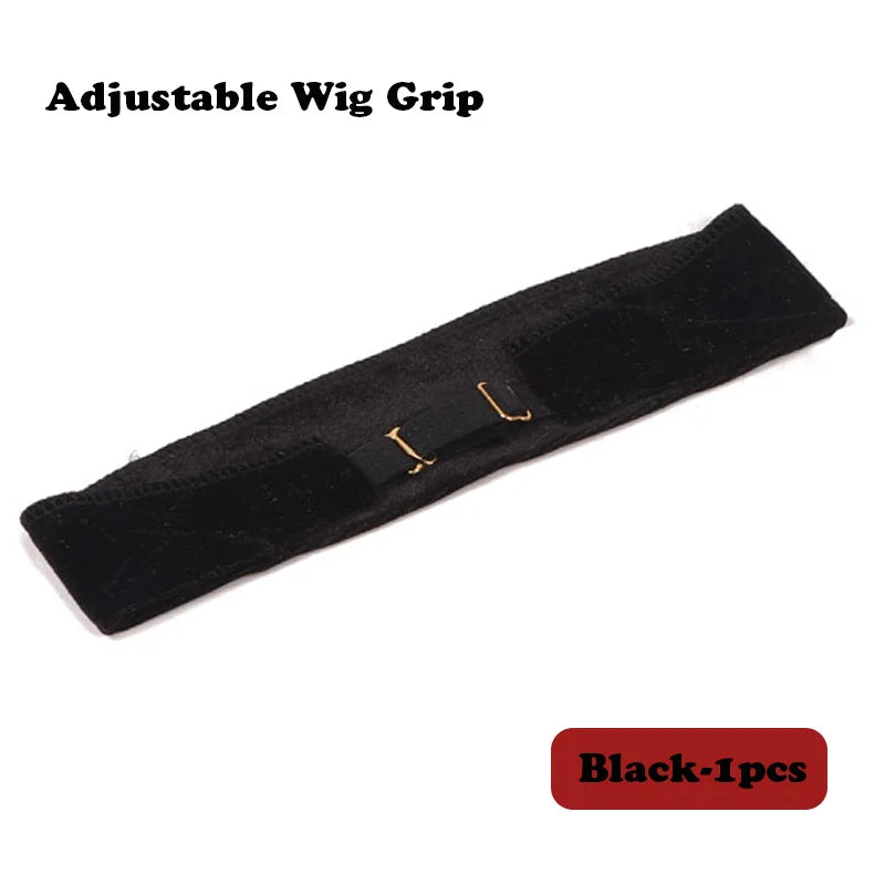 Plussign Wig Grip Headband For Lace Frontal Wigs Adjustable Invisible Wig Hair Band Nude Non-Slip Velvet Wig Band To Hold Wigs