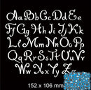 Letter Metal Cutting Dies Stencil Template Die Cut Scrapbooking Embossing Dies Art Decoration Craft Knife Mold