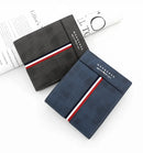 2023 New Short Men Wallets Slim Card Holder Male Purses Luxury PU Leather Coin Pocket High Quality Small Men's Wallet