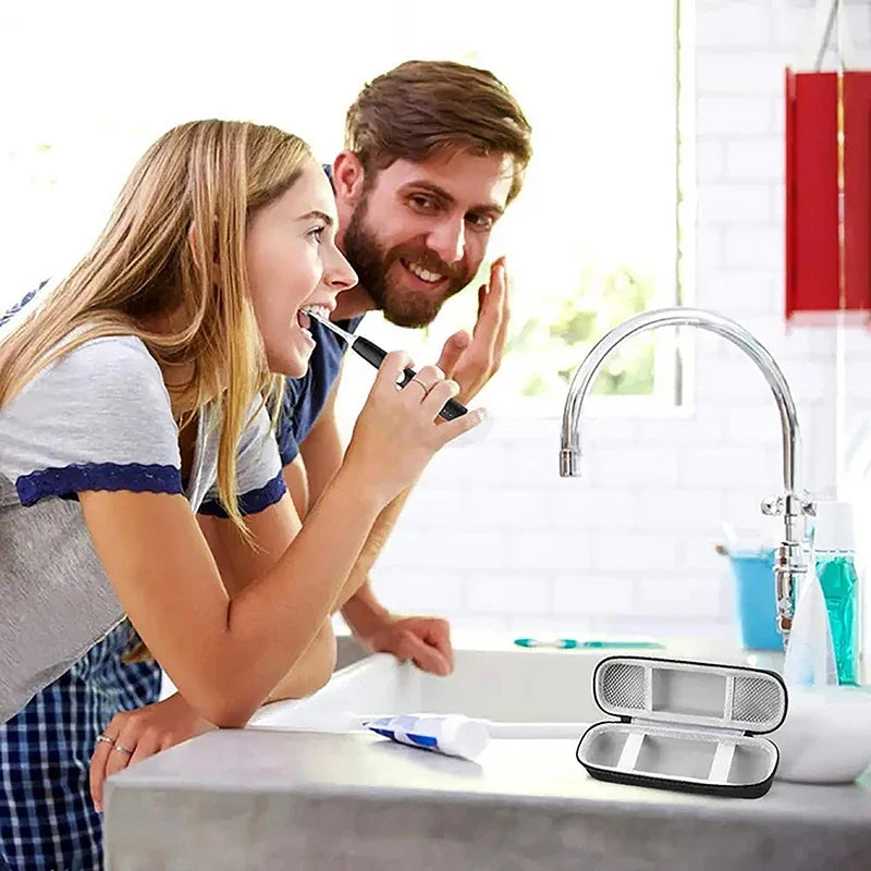 Estojo de Armazenamento Portátil em EVA para Escova de Dentes Elétrica – Capa Rígida de Proteção e Organizador para Viagem