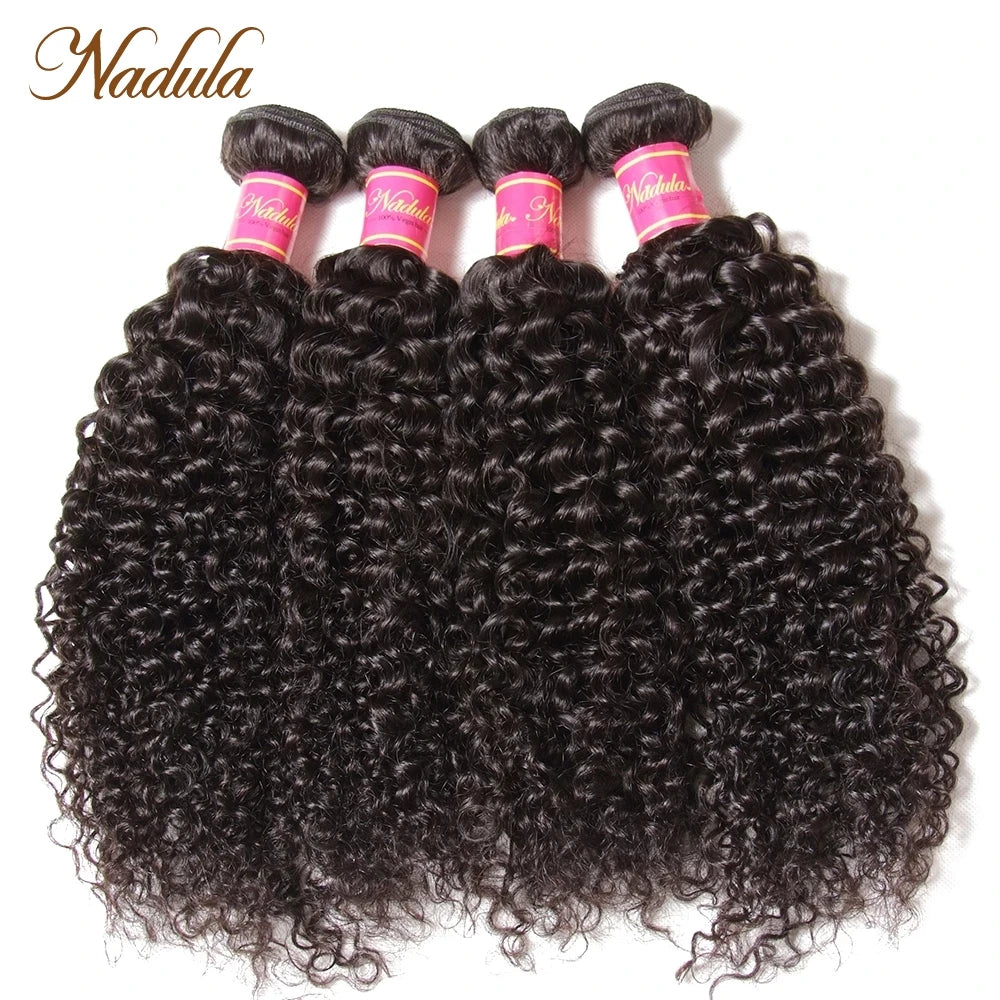 Kit mechas de cabelo humano cacheado natural - Cabelo virgem