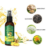 Ginger Hair Growth Serum Sprayer Fast Hair Growth Dense Regrowth Ginger Serum Oil Natural Hair Growth Accelerator For Stronger