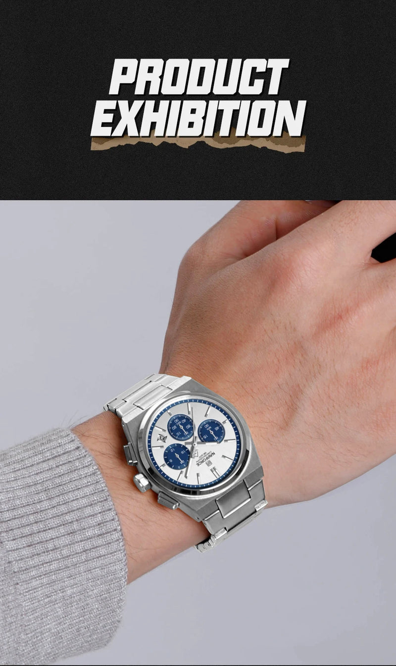 NAVIFORCE Men Casual Sport Quartz Calendar Wrist Watch for Man Business Steel Strap Waterproof Male Clock Relogio Masculino