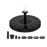 Mini Solar Water Fountain Pool Pond Waterfall Fountain Garden Decoration Outdoor Bird Bath Solar Powered Fountain Floating Water