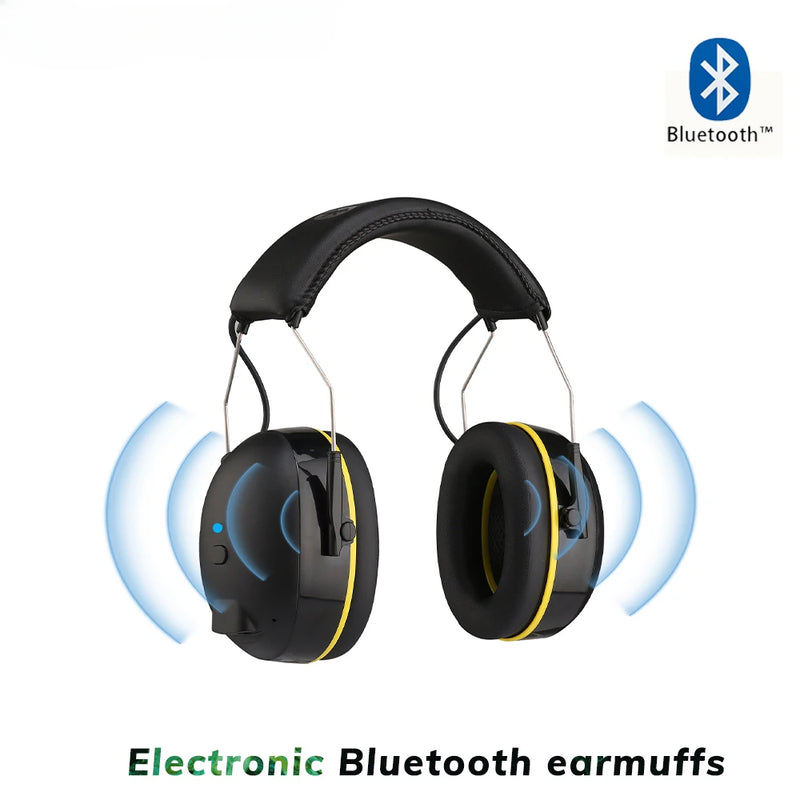 Auriculares electrónicos 5,0 orejeras Bluetooth protección auditiva auriculares para música seguridad reducción de ruido carga