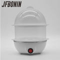 Multifunctional Electric Egg Boiler Single Double Layers Egg Cooker 110V/220V Mini Steamer Poacher Kitchen Cooking Machine