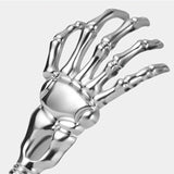 Skull Palm Telescopic Back Scratcher Hand Massager Back Slap with Rubber Handles Fun and Novel Tool for Decompression Hand Stick