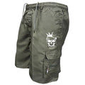 Pantalones cortos casuales multibolsillos de moda para hombre, pantalones deportivos holgados, pantalones cortos tácticos de camuflaje.