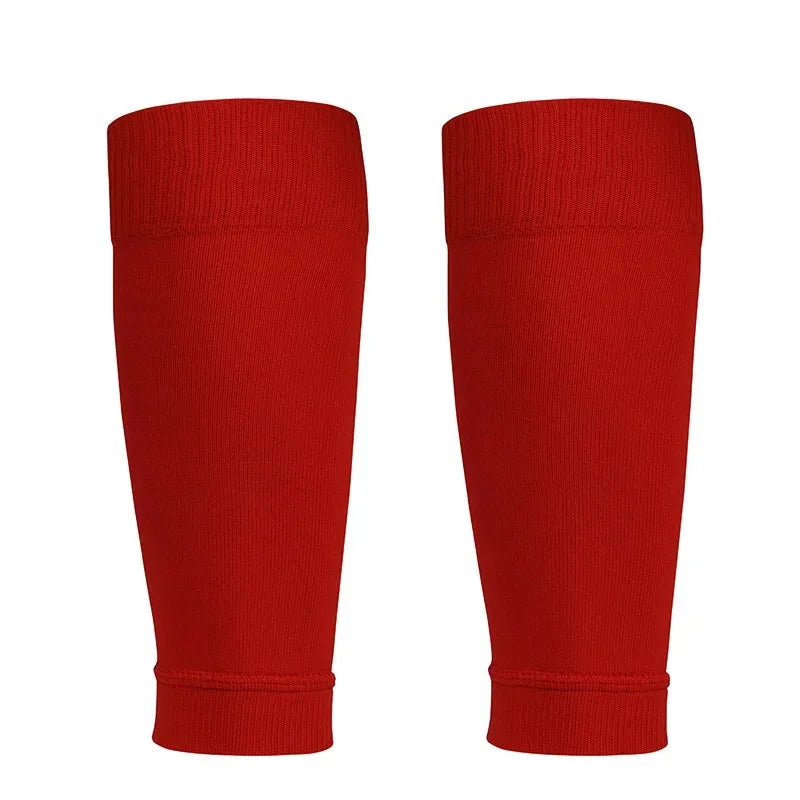 1Pair Football Socks Soccer Accessories Leg Brace Sleeves Breathable Sport Sock Adult Kids Shin Guards Calf Protection Leg Cover