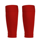 1Pair Football Socks Soccer Accessories Leg Brace Sleeves Breathable Sport Sock Adult Kids Shin Guards Calf Protection Leg Cover