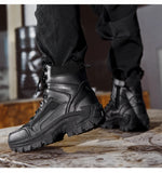 High Top Waterproof Hiking Shoes Tactical Sport Men's Shoes Male Outdoor Mountain Climbing Shoes Hunting Boots Men Outdoor Boots